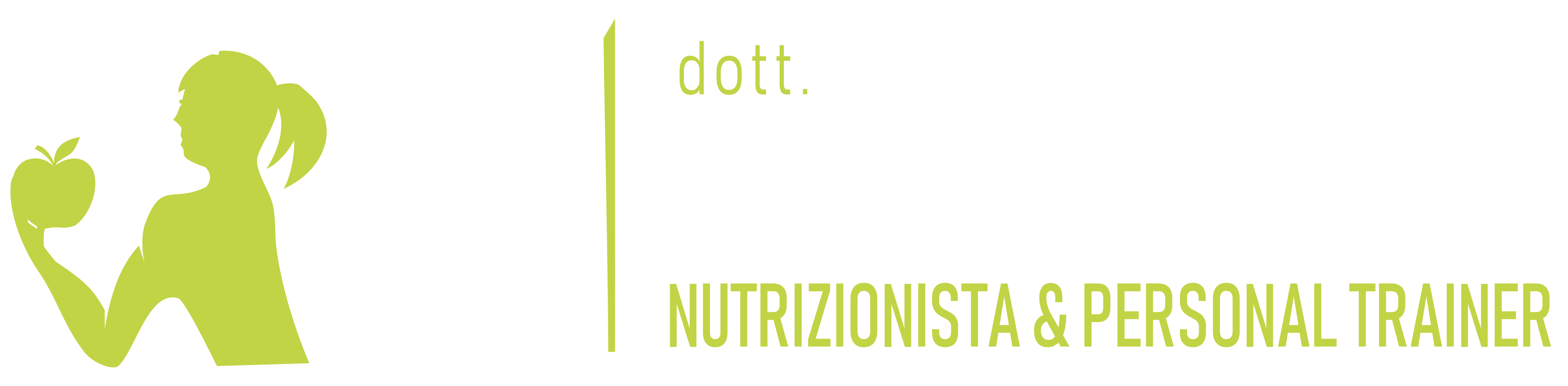 LOGO NUTRIZIONISTA PERSONAL TRAINER FONDO SCURO